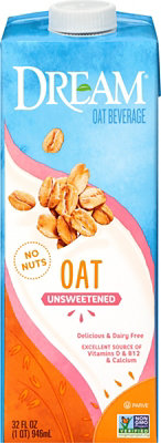 Dream Milk Oat Unsweetened - 32 Fl. Oz. - Image 2