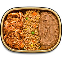 Deli Chicken Tinga Borracho Beans Rice Single Serve Self Serve Cold - Each - Image 1
