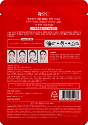 Snp Fruits Gelato Pomegrante Firming Mask - 0.84 Fl. Oz. - Image 3