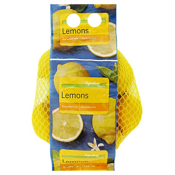 Signature Select/Farms Lemons - 2 Lb - Tom Thumb