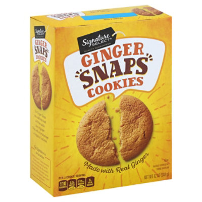 Signature SELECT Cookies Ginger Snaps - 12 Oz