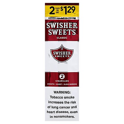 Swisher Sweet Cigarillo 2for1.29 Ca - 2 Count - Image 1