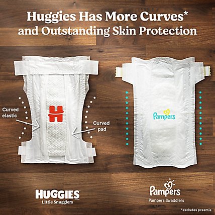 Huggies Little Snugglers Baby Diapers Size 1 - 32 Count - Image 4