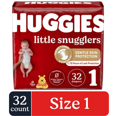 Huggies Little Snugglers Diapers Size 1 - 32 Count