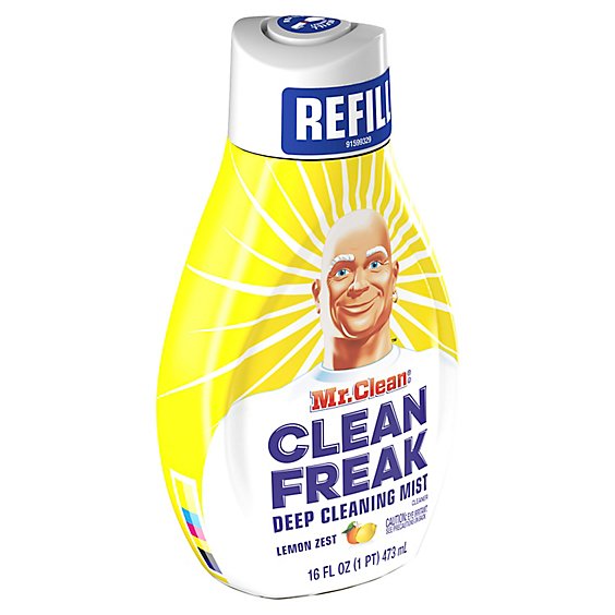 Mr. Clean Clean Freak Deep Cleaning Mist Refill Lemon Zest - 16 Fl. Oz.