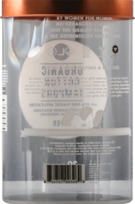 L. Organic Cotton Compact Tampons Regular Absorbency - 30 Count - Image 4