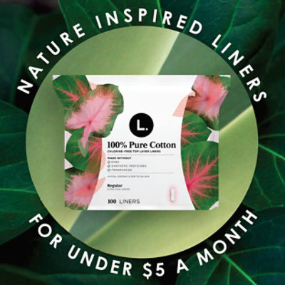 L. Chlorine Free Ultra Thin Liners Regular Absorbency - 100 count - Image 7