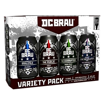 Dc Brau Variety Core 12p In Cans - 12-12 Fl. Oz. - Image 1