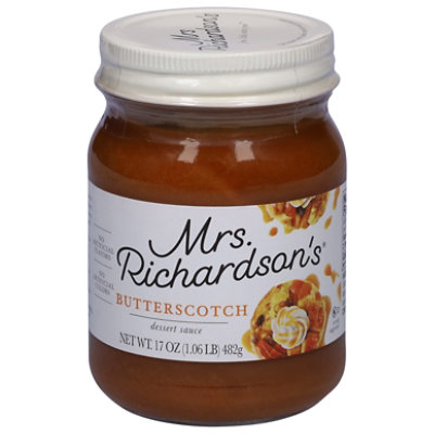 Mrs. Richardsons Sauce Dessert Butterscotch - 17 Oz