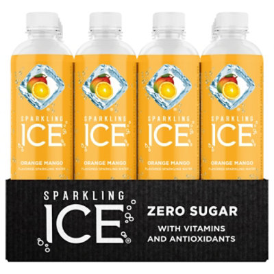 Sparkling Ice Orange Mango Sparkling Water Bottles - 12-17 Fl. Oz. - Image 1