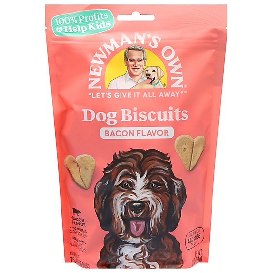 Newmans Own Bacon Dog Biscuits - 10 Oz
