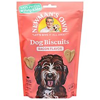 Newmans Own Bacon Dog Biscuits - 10 Oz - Image 1