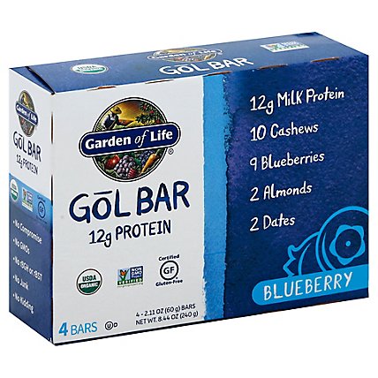 Gol Bar - Blueberry - 4 Count - Image 1