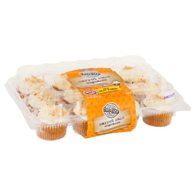 Two-Bite Carrot Cake Premium Cupcakes 12pk - 10 Oz