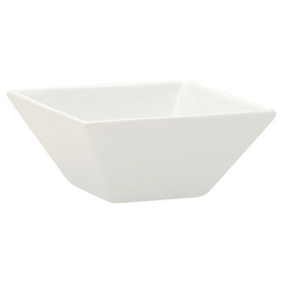 Sq Flare Bowl 24oz 6 White - Each - Image 1