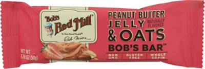 Bobs Red Mill Bobs Bar Peanut Butter Jelly & Oats - Each - Image 2