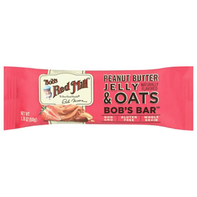 Bobs Red Mill Bobs Bar Peanut Butter Jelly & Oats - Each - Image 1
