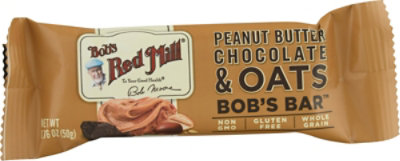 Bobs Red Mill Bobs Bar Peanut Butter Chocolate & Oats - Each - Image 2