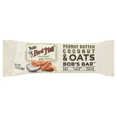 Bobs Red Mill Bobs Bar Peanut Butter Coconut & Oats - Each