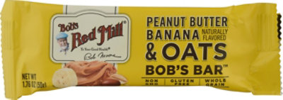 Bobs Red Mill Bobs Bar Peanut Butter Banana & Oats - Each - Image 2