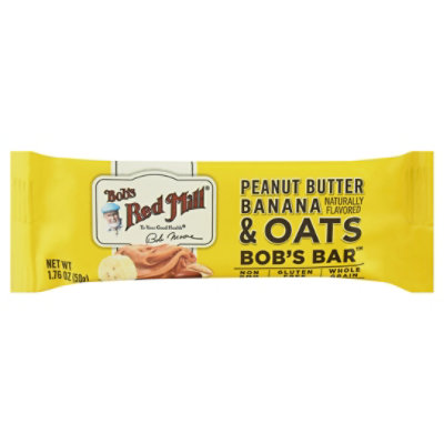 Bobs Red Mill Bobs Bar Peanut Butter Banana & Oats - Each - Image 1