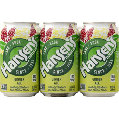 Hansens Soda Pop Ginger Ale In Can - 12 Fl. Oz. - Image 2