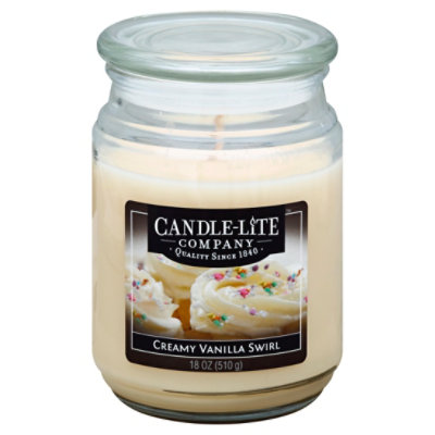 Candle-Lite Company Creamy Vanilla Swirl - 18 Oz - Image 1