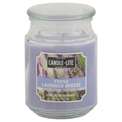 Candlelite Company Fresh Lavender Breeze Creamy Jar Candle - 18 Oz - Image 1