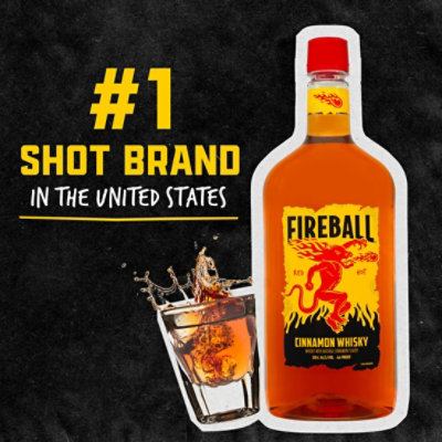 Fireball Hot Cinnamon Blended Whisky 66 Proof In Plastic Bottle - 1.75 Liters - Image 2