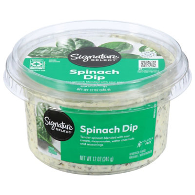 Signature Select/Cafe Dip Spinach - 12 Oz