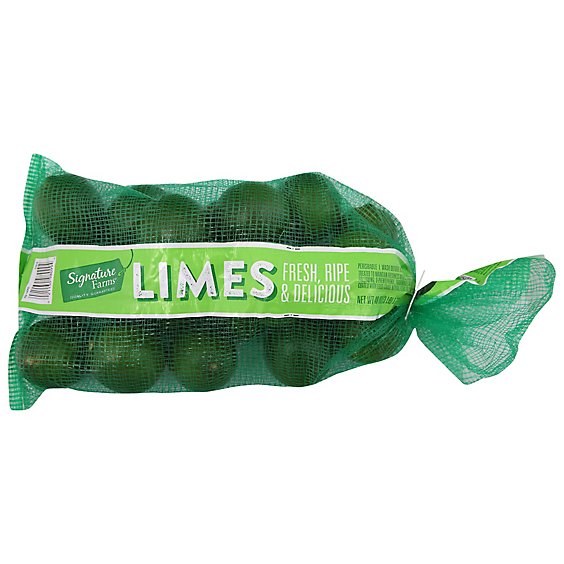 Signature Farms Limes Prepacked Bag - 3 Lb