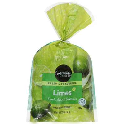 Signature Farms Limes Prepacked Bag - 3 Lb