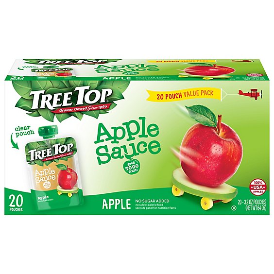 Tree Top Applesauce Pouch Apple - 20 - 3.2 Oz