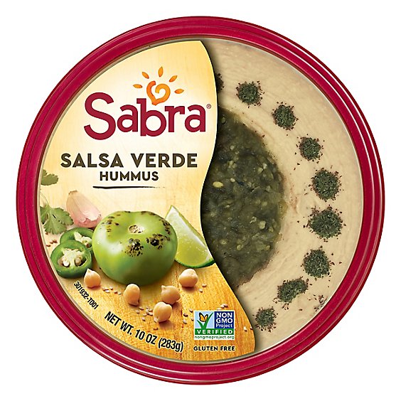 Sabra Salsa Verde Hummus - 10 Oz
