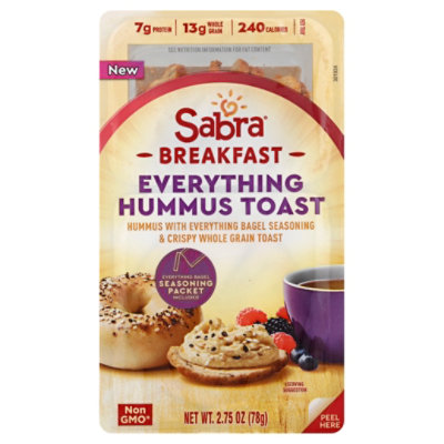 Sabra Everything With Toast Hummus - 2.75 Oz