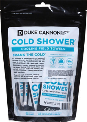 Duke Cannon Supply Co. Cold Shower Face and Body Wipes Single Pack - 15 Count - Image 5