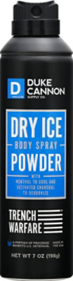Duke Cannon Trench Warfare Dry Ice Powder Body Spray - Each - Image 2