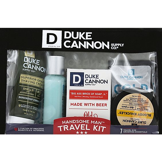 Duke Cannon Handsome Man Travel Kit - Each