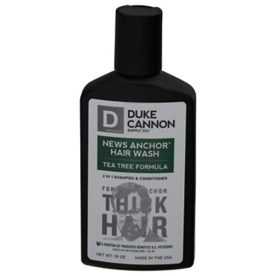 Duke Cannon News Anchor 2 In 1 Hair Wash  Tea Tree - Each - Image 1