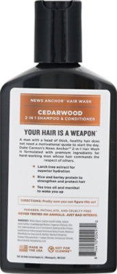 Duke Cannon News Anchor 2 In 1 Hair Wash Cedarwood - Each - Image 5