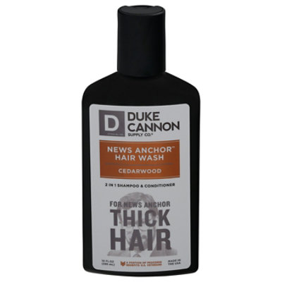 Duke Cannon News Anchor 2 In 1 Hair Wash Cedarwood - Each