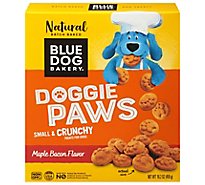 Blue Dog Bakery Maple Bacon Doggie Paw Treats - 18 Oz