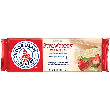 Voortman Bakery Strawberry Wafers - 10.6 Oz
