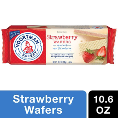 Voortman Bakery Wafers Strawberry - 10.6 Oz