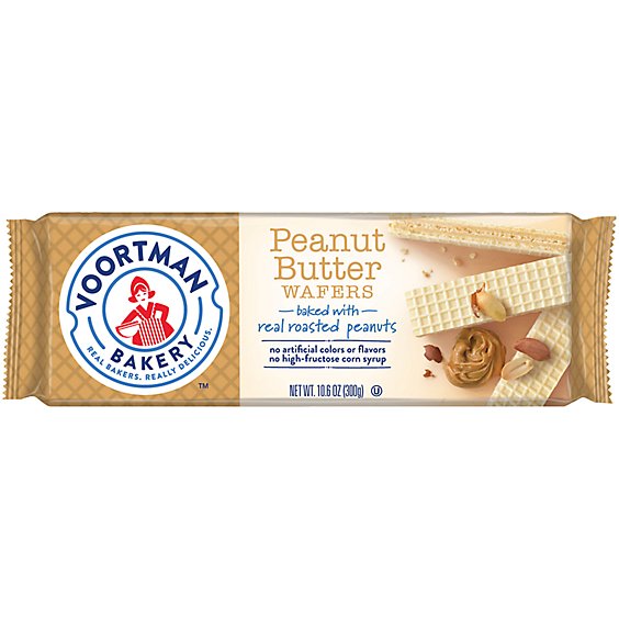 Voortman Bakery Peanut Butter Wafers - 10.6 Oz