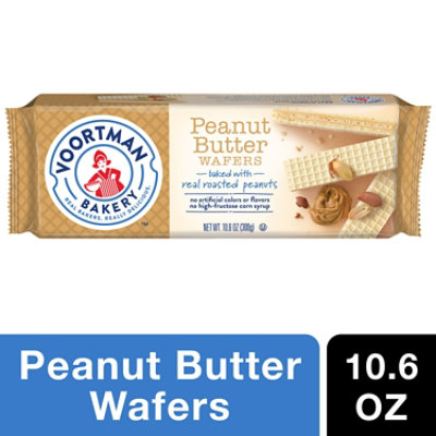 Voortman Bakery Peanut Butter Wafers - 10.6 Oz