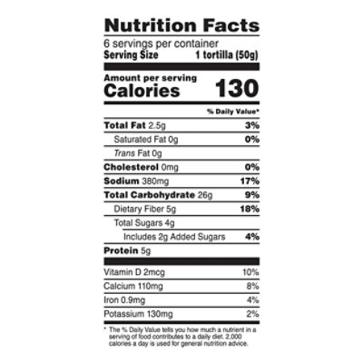 Mission Foods Whole Wheat Honey Oat - 6 Count - Image 4