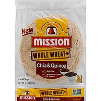 Mission Whole Wheat Chia Quinoa Tortilla - 6 Count - Image 1