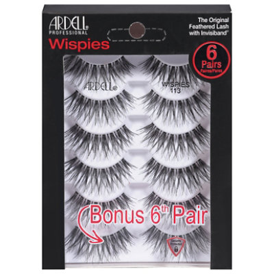 Ardell Lashes Wispies 113 5 Count - Each - Carrs