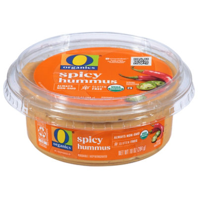 O Organics Organic Hummus Spicy - 10 Oz